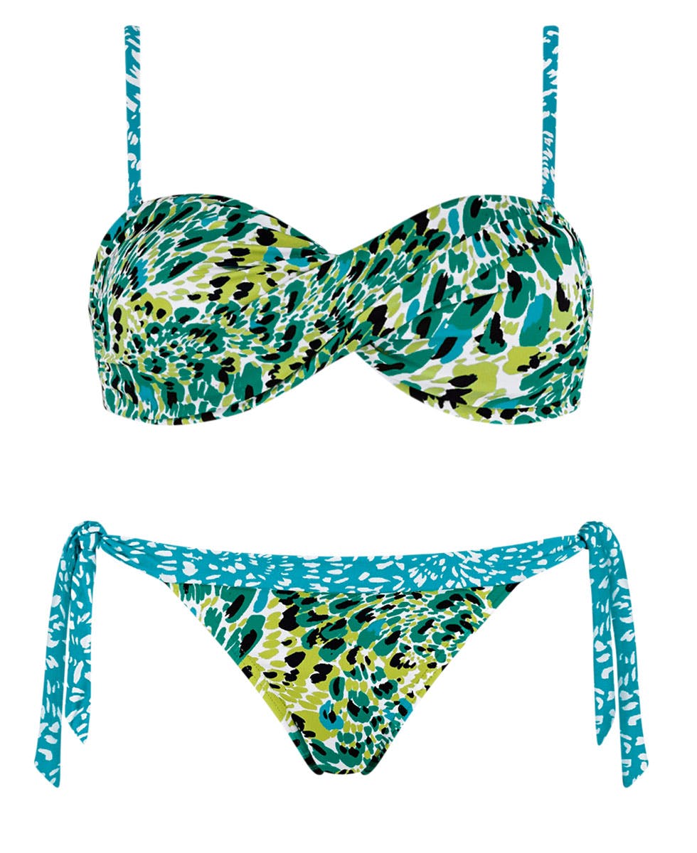 Bikini med knyting: